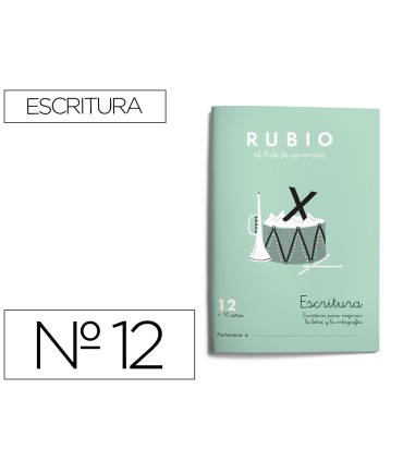 Cuaderno rubio caligrafia nº 12